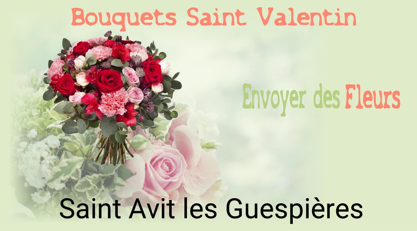 Roses de Saint-Valentin livrées à Saint-Avit-les-Guespières